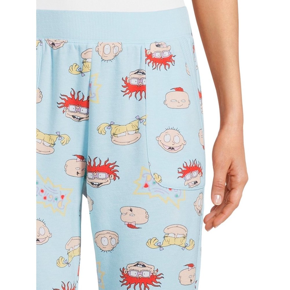 Nickelodeon Women's Printed Easy Care Pajamas Pants Jogger Rugrats Size 3X - Picture 9 of 12